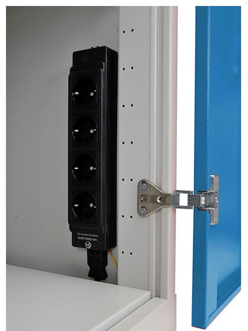 Bedrunka+Hirth, Computerwagen mit Monitorhalterung und Tastaturauszug, BxTxH 500x 500x 1575mm – Bild 2